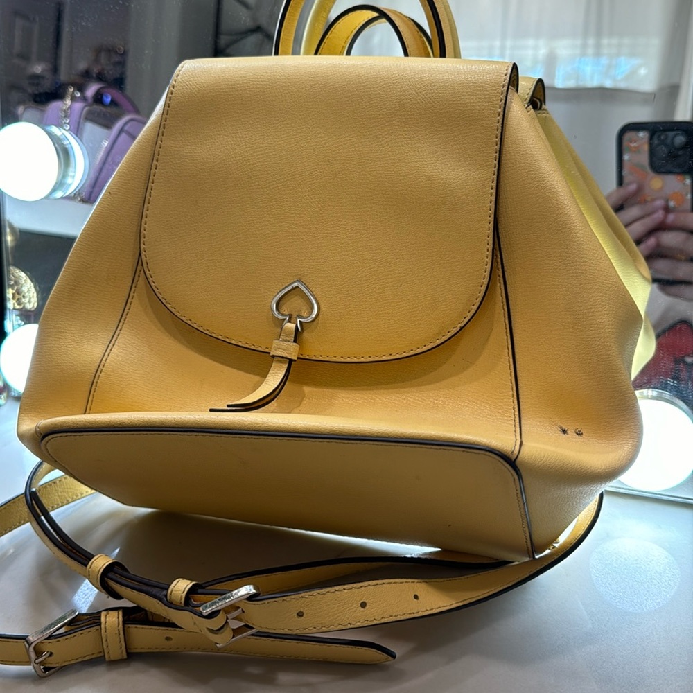 Kate Spade New York Daybreak Medium Adel Refined Grain Leather Backpack